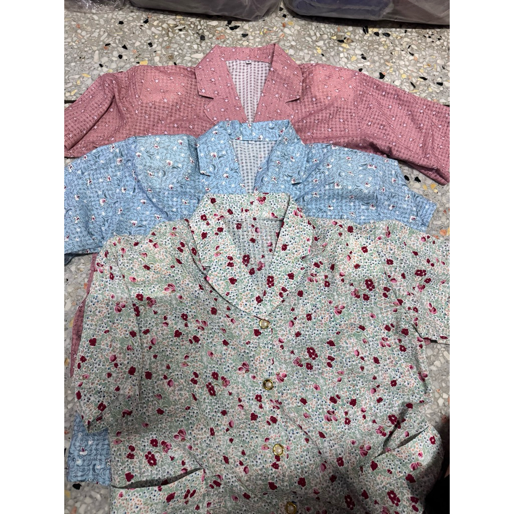 เสื้อคนแก่แขนสั้น size S M L XL 2L 3L 👨🏻‍🦳👵🏻