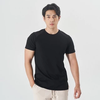 เสื้อยืดผู้ชาย UNIWEAR ผ้าSuper Soft เสื้อยืดดำ นุ่มยืดเยอะไม่ย้วย