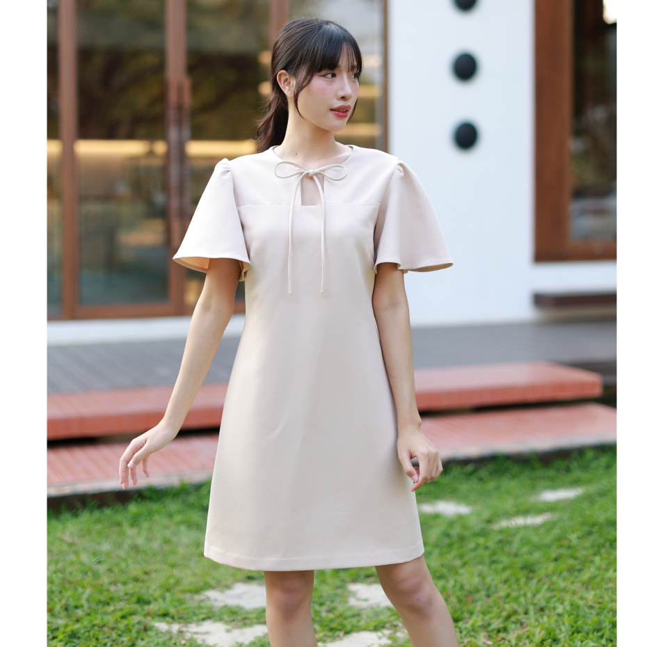 NEW! HER Collection - Mable Dress ชุดทำงาน เดรสทำงาน ชุดออกงาน เดรสสั้น
