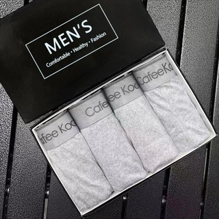 🔥1set4ตัว🔥 กางเกงในผู้ชาย Underwear boxer บ๊อกเซอร์ เนื้อผ้าcotton ผ้านุ่มใส่สบาย ระบายอากาศ ดูดซับเหงื่อได้อย่างดี