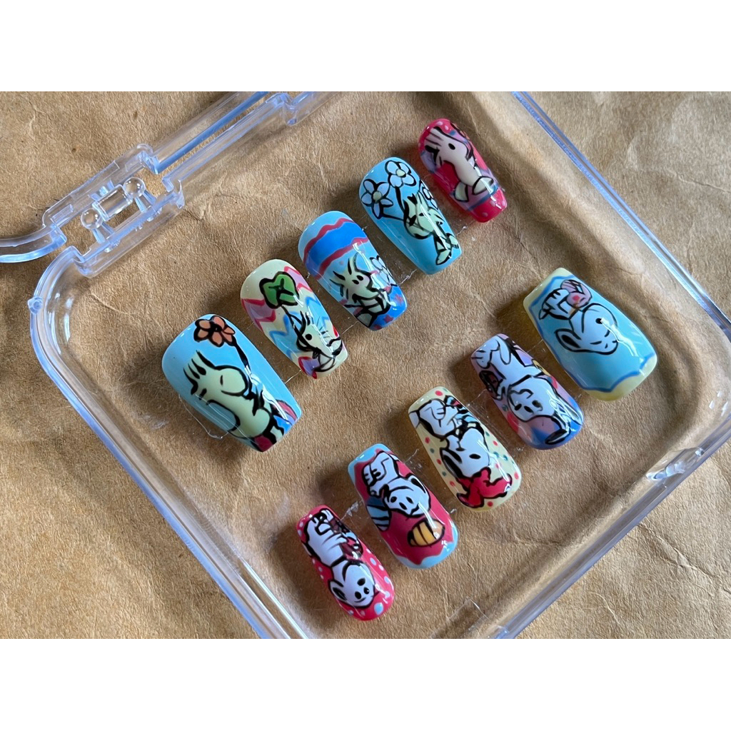 เล็บเจล pvc ไซส์m ทรงคอฟฟิน