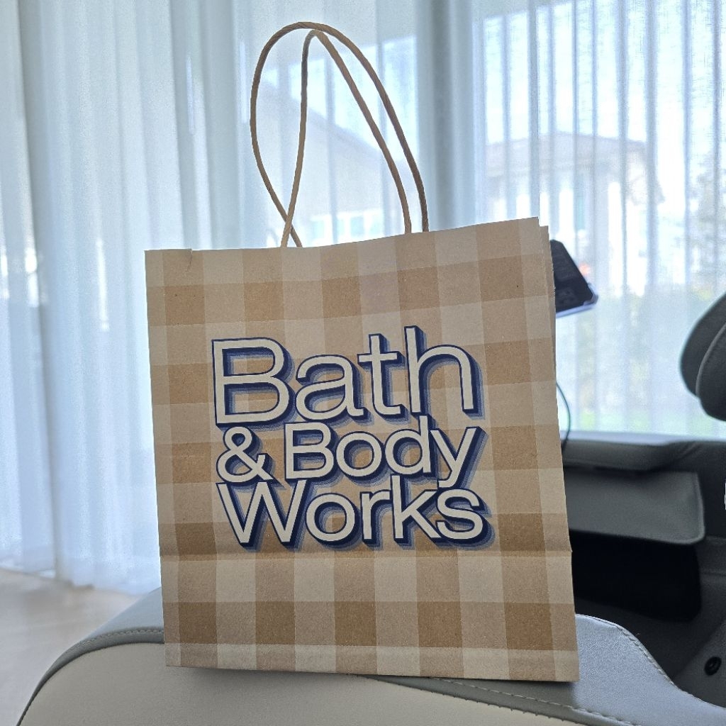 ถุงแบรนด์Bath&BodyWorks ถุงหิ้วกระดาษBBW
