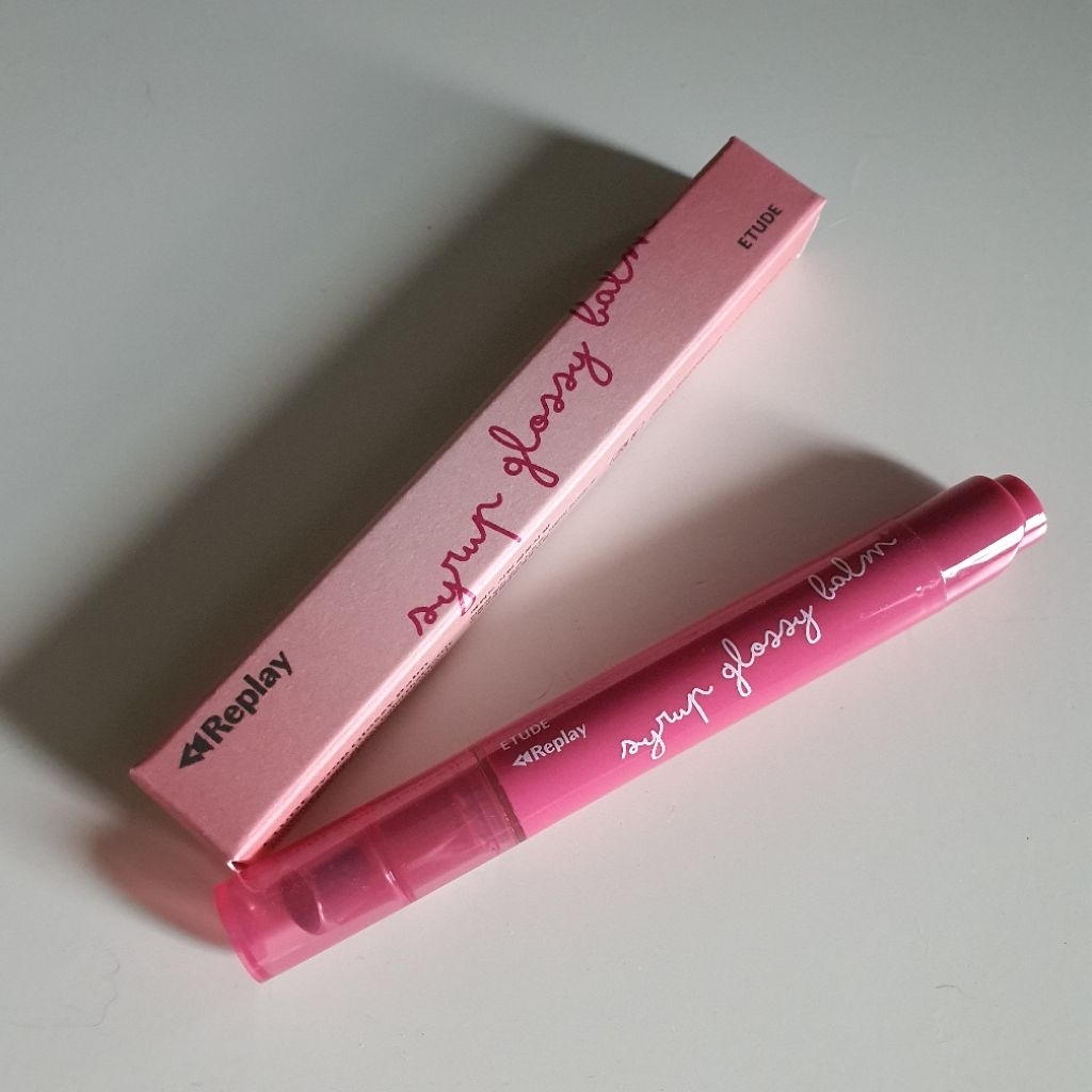 🎀ส่งต่อ🎀(หมดอายุ) Etude Syrup Glossy Balm สี Rosy Lavender ของแท้