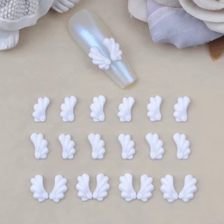 เรซิ่นปีกนางฟ้า เซเลอร์มูน 3D สีขาว 50 ชิ้น DIY