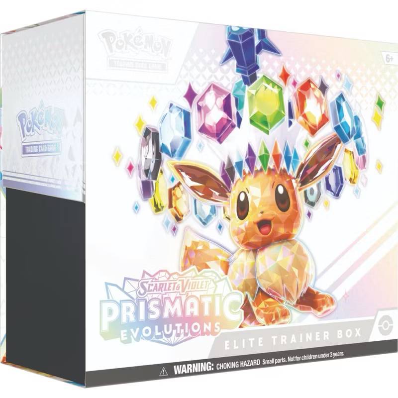 พร้อมส่ง Pokemon TCG Scarlet & Violet Prismatic Evolutions Elite Trainer Box ETB ของแท้ (Eng ver.)