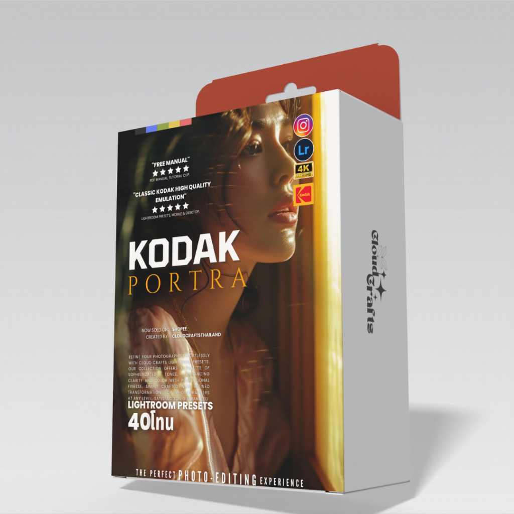 Kodak Portra Effect | 40โทน | ฟิลเตอร์แต่งภาพพรีเมี่ยม | Lightroom | Pro-Grade Edits | Crafted By Cl