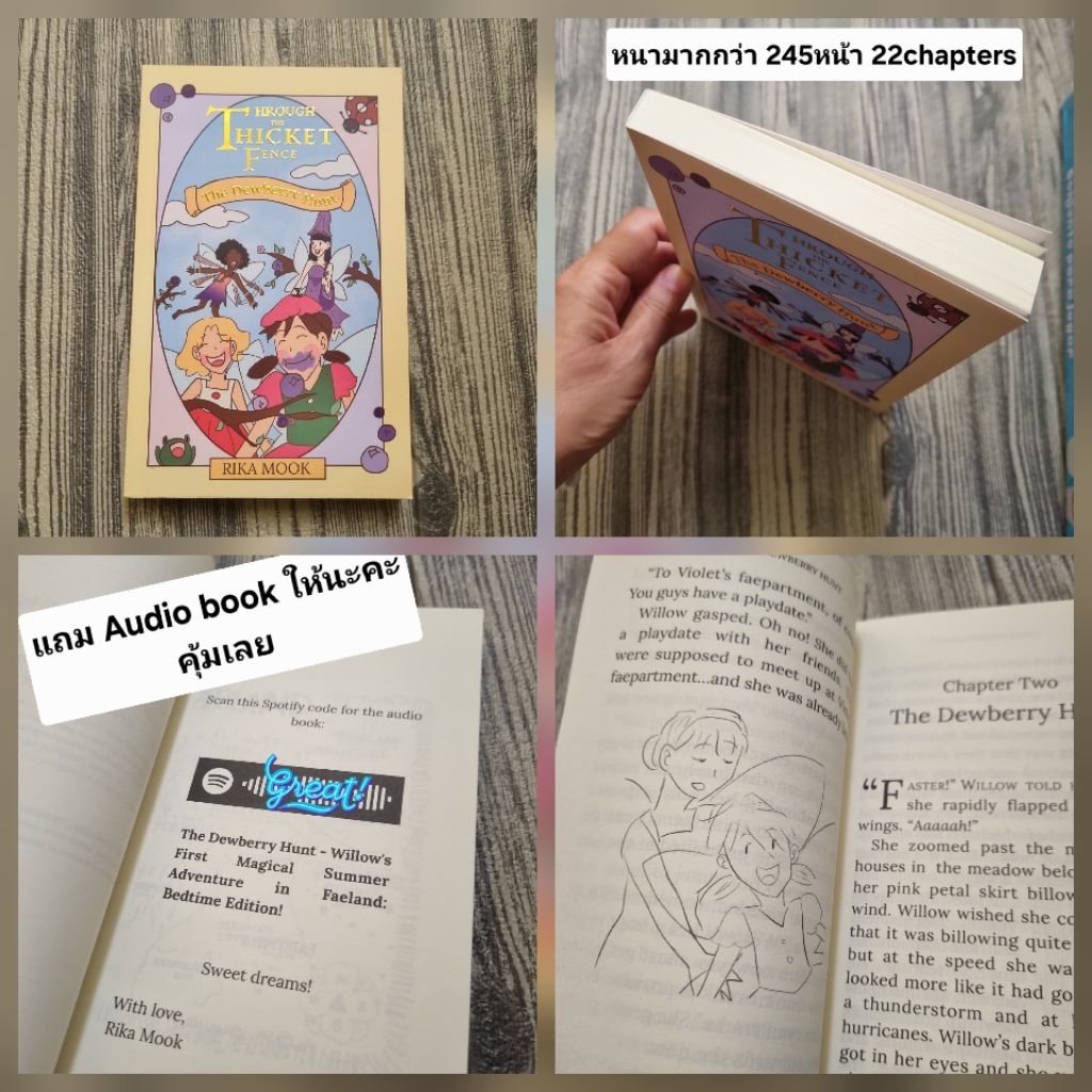 [หนังสือ เด็ก]Free Audio Through the Thicket Fence: Drewberry Hunt by Rika Mook for Age 7-15