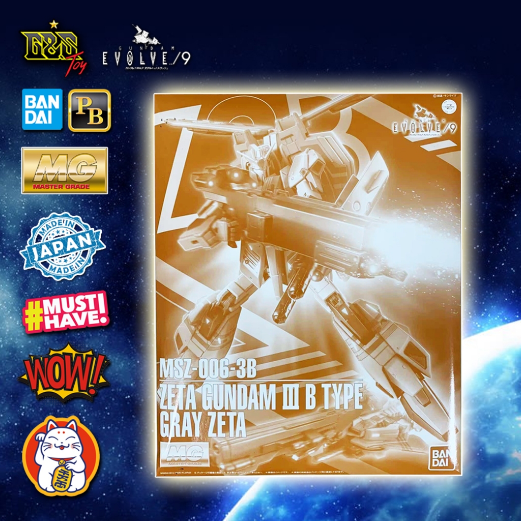 MG Zeta Gundam III B Type Gray Zeta จากภาค Gundam Evolve