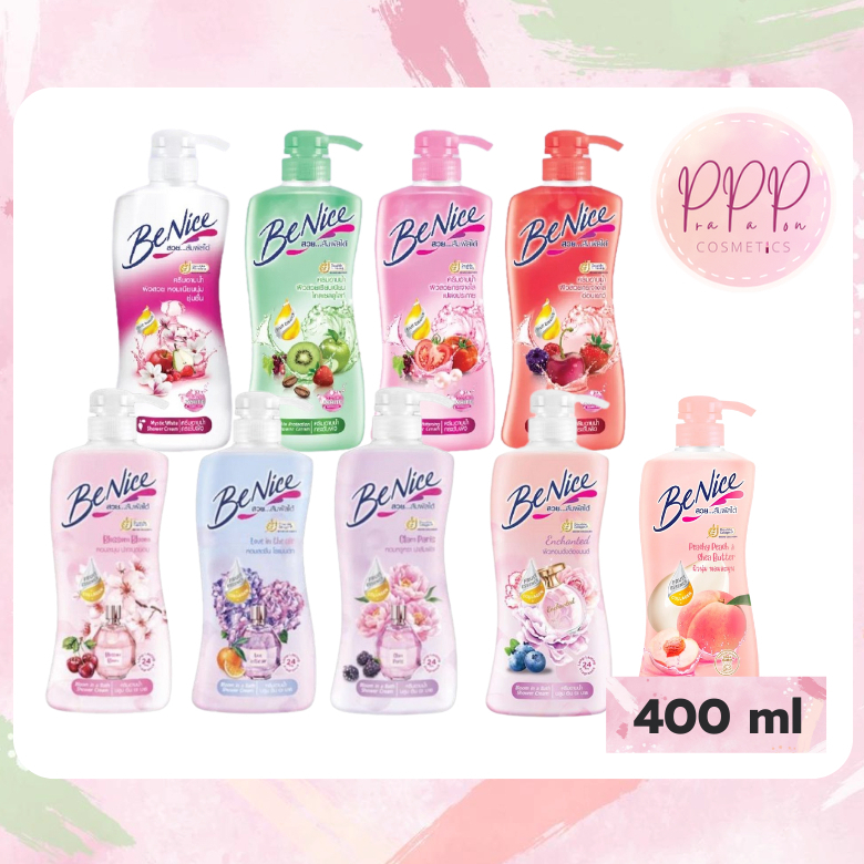 Benice บีไนซ์ ครีมอาบน้ำ 400มล. (9 สี)