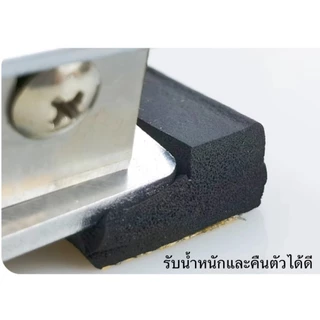 OT254 เทปโฟม EVA ปะเก็นโฟมฟองน้ํา EVA กว้าง 8~50 มม. หนา 2~10 มม. มีกาวในตัว สีดํา