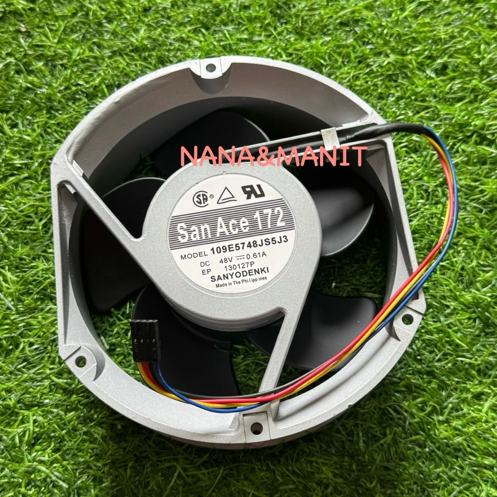 109E5748JS5J3 พัดลม 6นิ้ว หัวตัด 48V 0.61A 172x150x51MM 4สาย พร้อมส่งในไทย🇹🇭