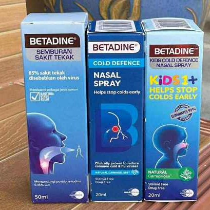 สำหรับเด็กสเปรย์น้ำเกลือ ป้องกันห วัด ไวรัส เบ ตาดีน ขนาดใหญ่ 20 ml.