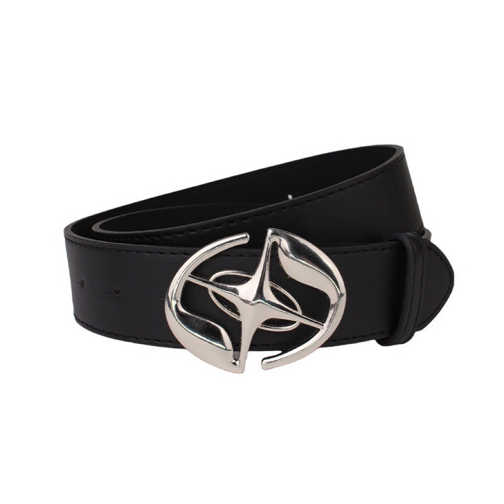 [HERMANZ] เข็มขัดสไตล์เกาหลี STAR LOGO BELT