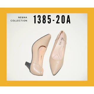 รองเท้าเเฟชั่นผู้หญิงเเบบคัชชูทำงานส้นปานกลาง No. 1385-20A NE&NA Collection Shoes