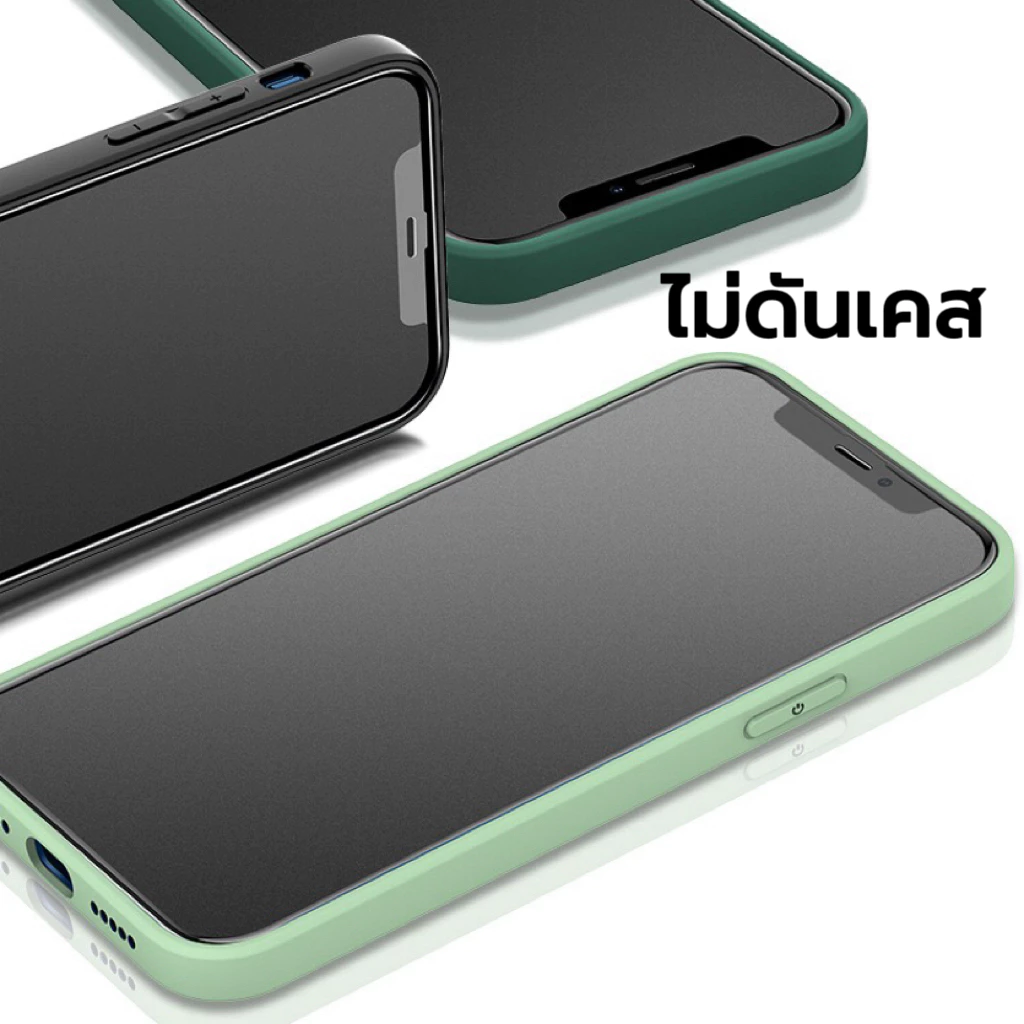 KONG ฟิล์มกระจกเต็มจอ ด้าน สำหรับ iPhone นิรภัย AG 17Air/17 Pro Max11/16E 16/15/14/13/12 mini 6Plus/7/8 Plus X XR XS Max thumbnail 4