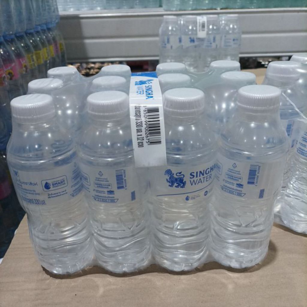สิงห์ น้ำดื่ม 330 มล. ยกแพ็ค12ขวด
