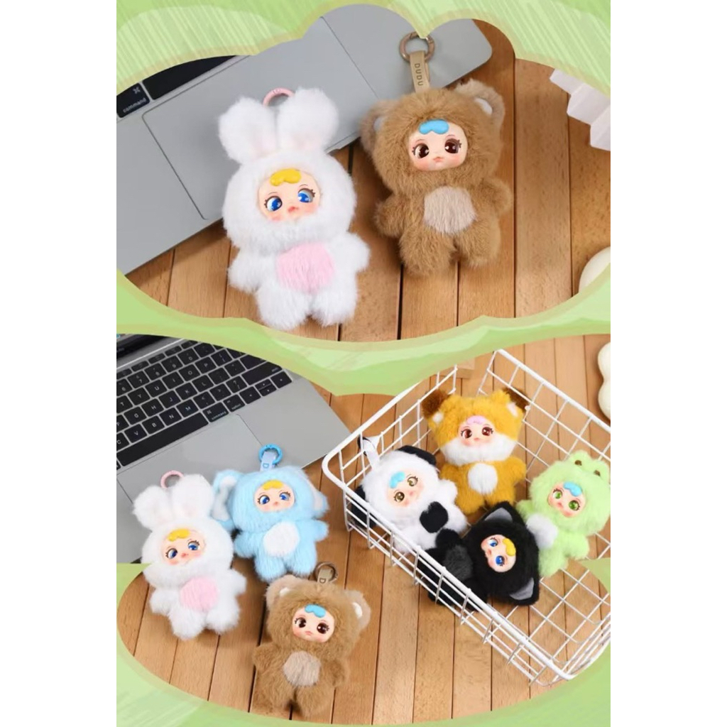 [ พร้อมส่งจัดส่ง ]  DuDu Animal Party  พวงกุญแจ สินค้าส่งจากไทย แท้ 100%