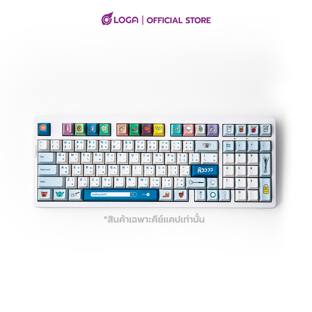 LOGA X Wongnai [ Limited collection ] : Keycap Set and Mousepad