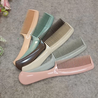 COMB-V02 หวีอีโต้ หวีด้ามจับ หวีปลายแหลม หวีถี่ สีพาสเทส
