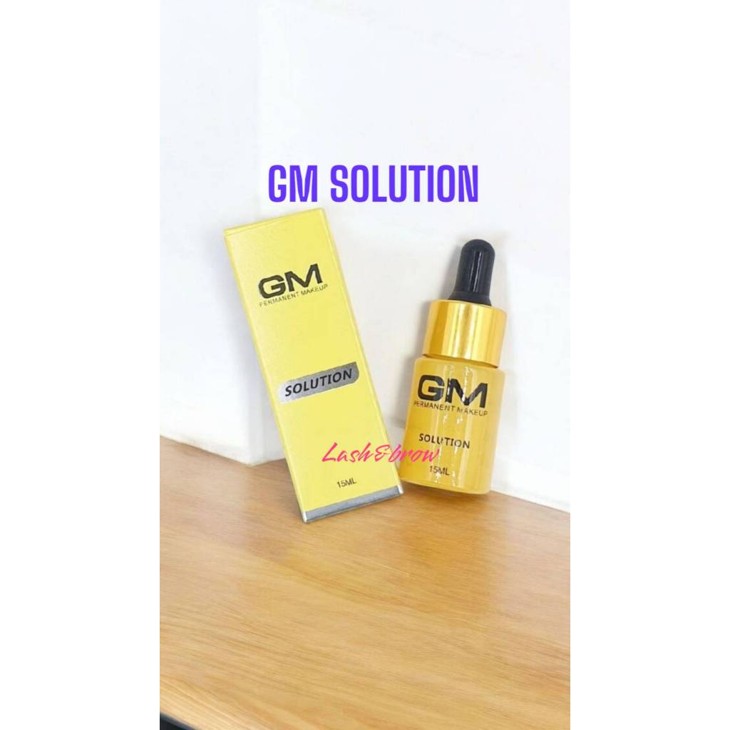 GM SOLUTIONน้ำยาละลายสีช่วยเร่งให้สีสักติดเร็ว