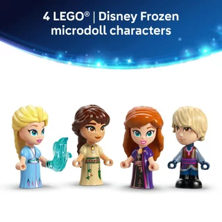 *Exclusive* LEGO Disney Princess 43278 Mini Arendelle Castle & Elsa's Ice Palace (306pcs.), Building Blocks, Kids Toy