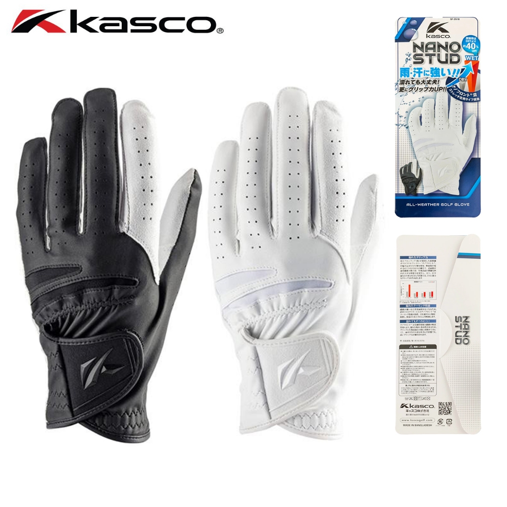 (PGM GOLF) ถุงมือกอล์ฟ ข้างซ้าย (ข้างเดียว) Kasco NANO STUD SF-2518 ถุงมือรุ่นใหม่ยึดเกาะแน่นกว่าเดิม