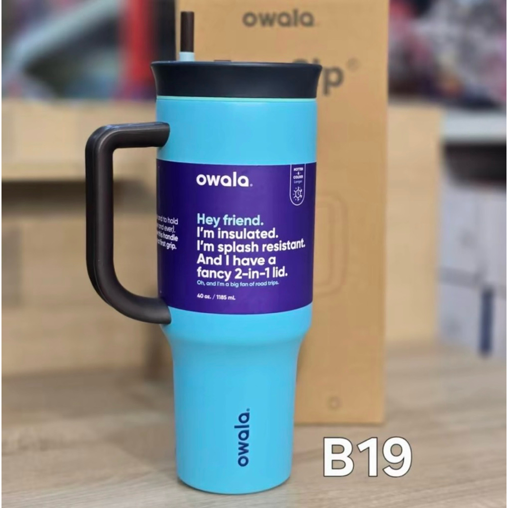 แก้วเก็บความเย็น Owala แก้วเก็บความเย็น ขนาด40oz(1185ml)