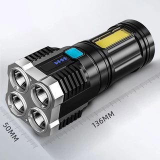 ไฟฉาย LED ไฟฉายอเนกประสงค์ ไฟฉายแรงสูง ไฟฉายสว่าง ขนาดพกพา ไฟฉายUSB พร้อมส่ง
