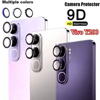 ฟิล์มกระจกเลนส์กล้อง สำหรับ Vivo Y19S Y200 Y04 Y29 Y29S Y100 กันรอยกล้องสีใส เป็น วงๆ มีหลายสีให้เลือก