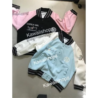 พร้อมส่งในไทย..เสื้อเด็ก แจ้กเก็ตเด็ก มี4สี สีชมพู-สีฟ้า-ขาว-ดำขนาด120-170