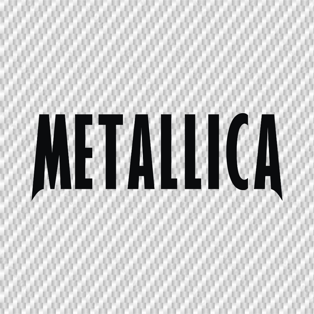 METALLICA สติกเกอร์ติดรถ พีวีซีกันน้ำ ราคาชิ้นละ 19 บาท ขนาด 6 x 17 cm มีหลายสีให้เลือก **ไม่ใช่งานพิมพ์**