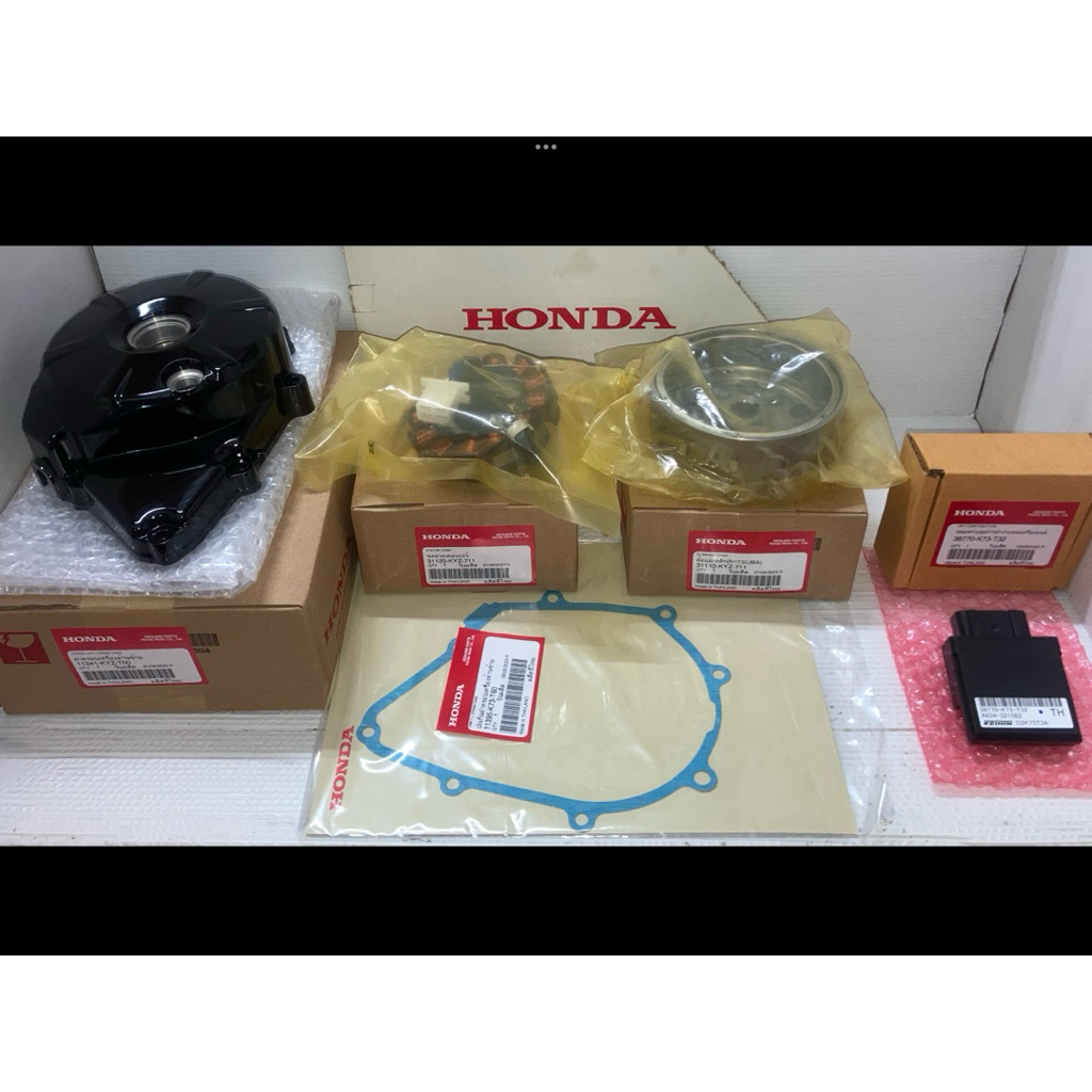 ชุดแปลง S4 ใส่ เวฟ125i ไฟเลี้ยวบังลม (แท้ศูนย์ฮอนด้า) 11341-KYZ-T00,31110-KYZ-711,31120-KYZ-711,3877