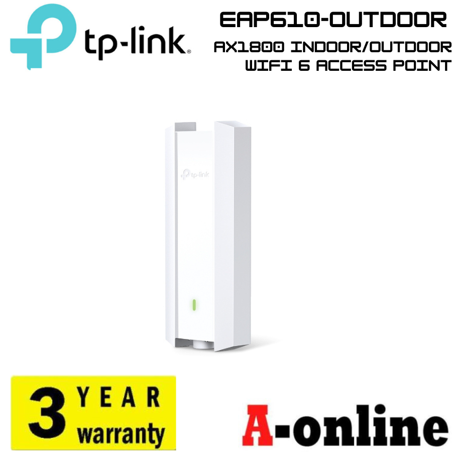 TP Link EAP610-Outdoor AX1800 Indoor/Outdoor WiFi 6 Access Point