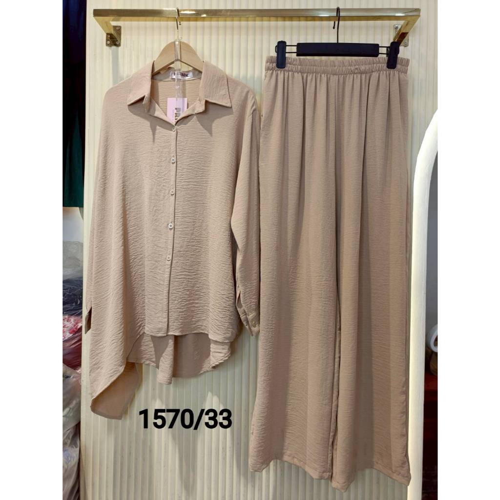 🍒1570/33🍒ส่งเช็คสีก่อนสั่งน๊า🎀 อกได้ถึง : 46"  🎀 เอว : 2-44"  🎀 สะโพก : 48"  🎀 กางเกงยาว : 40"