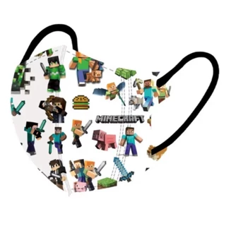 แมสเด็ก 4-12 ปี ลายไมน์คราฟต์ Minecraft พร้อมส่งที่ไทย