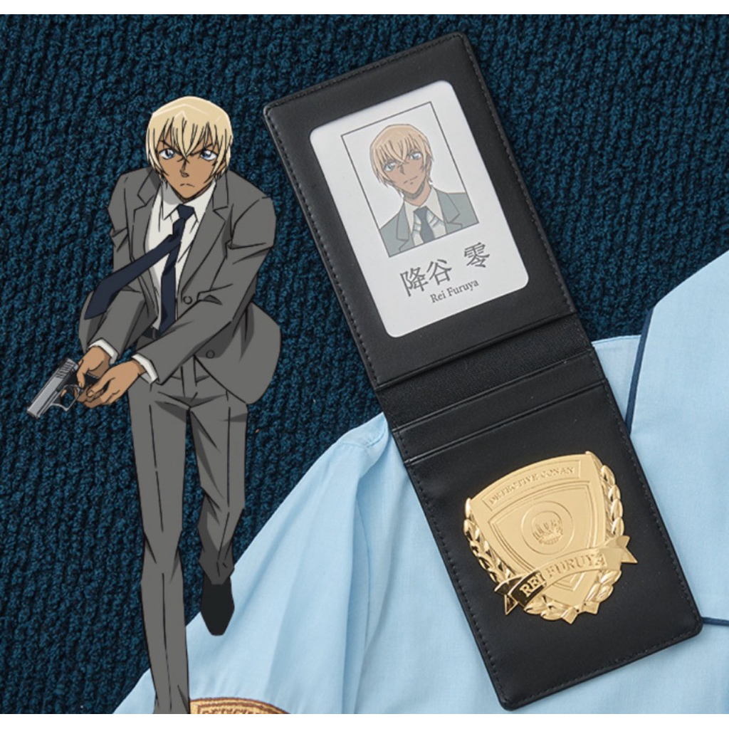 [ พร้อมส่ง 💕] 🔍 Detective conan x dan comma อามุโร่ ฟุรุยะ เรย์ ID CARD บัตรประจำตัวตำรวจ police wallet