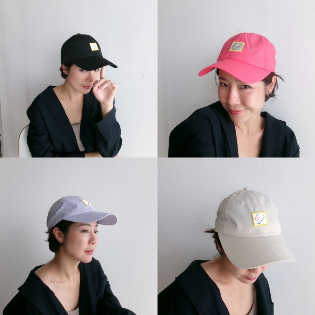 Whiteoak Nylon cap หมวกไนล่อน หมวกเบสบอล หมวกวิ่ง น้ำหนักเบา 65 g. ระบายอากาศ (Unisex 54-58 cm.)