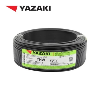 Yazaki สายไฟ IEC01 THW 1X1.5 SQMM 450/750V 100M Cable Thai Yazaki