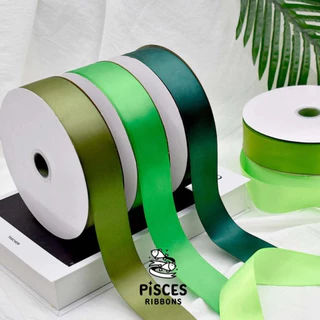 ริบบิ้นผ้าซาตินขนาด 4 cm.สีเรียบเงา 2 ด้าน รุ่น CLASSIC ผูกของขวัญวันเกิด ผูกผม ตกแต่งต่างๆ DIY [RBY-0023]