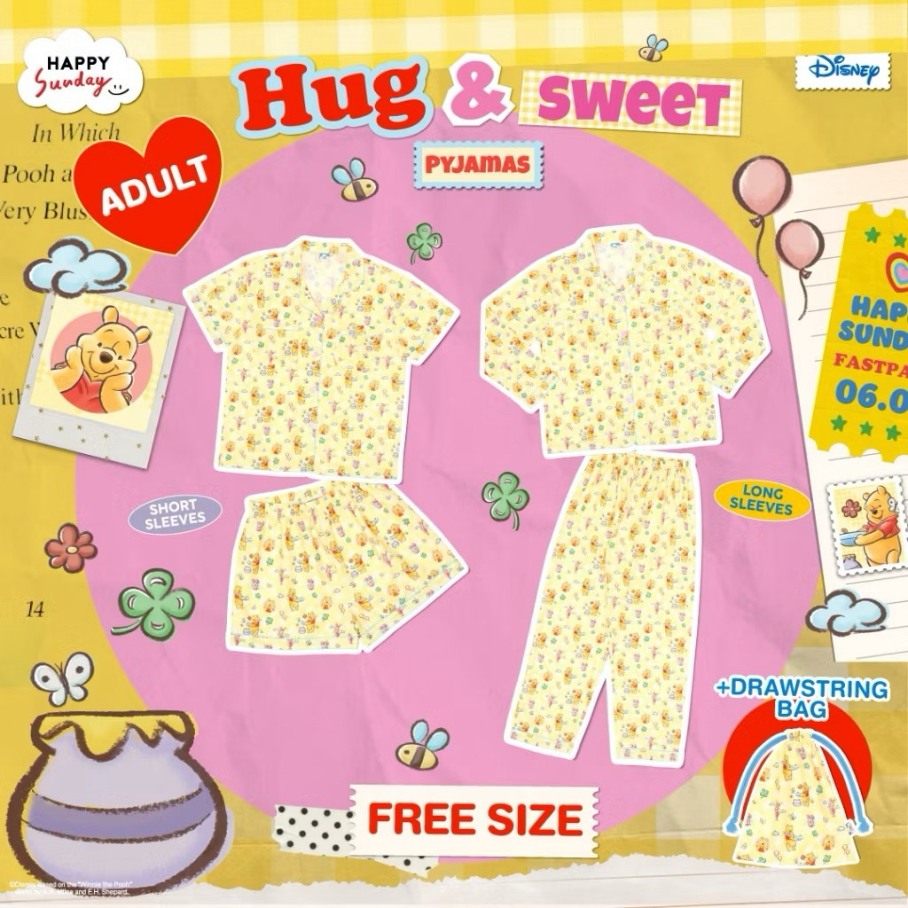 ชุดนอน Happy Sunday x Disney