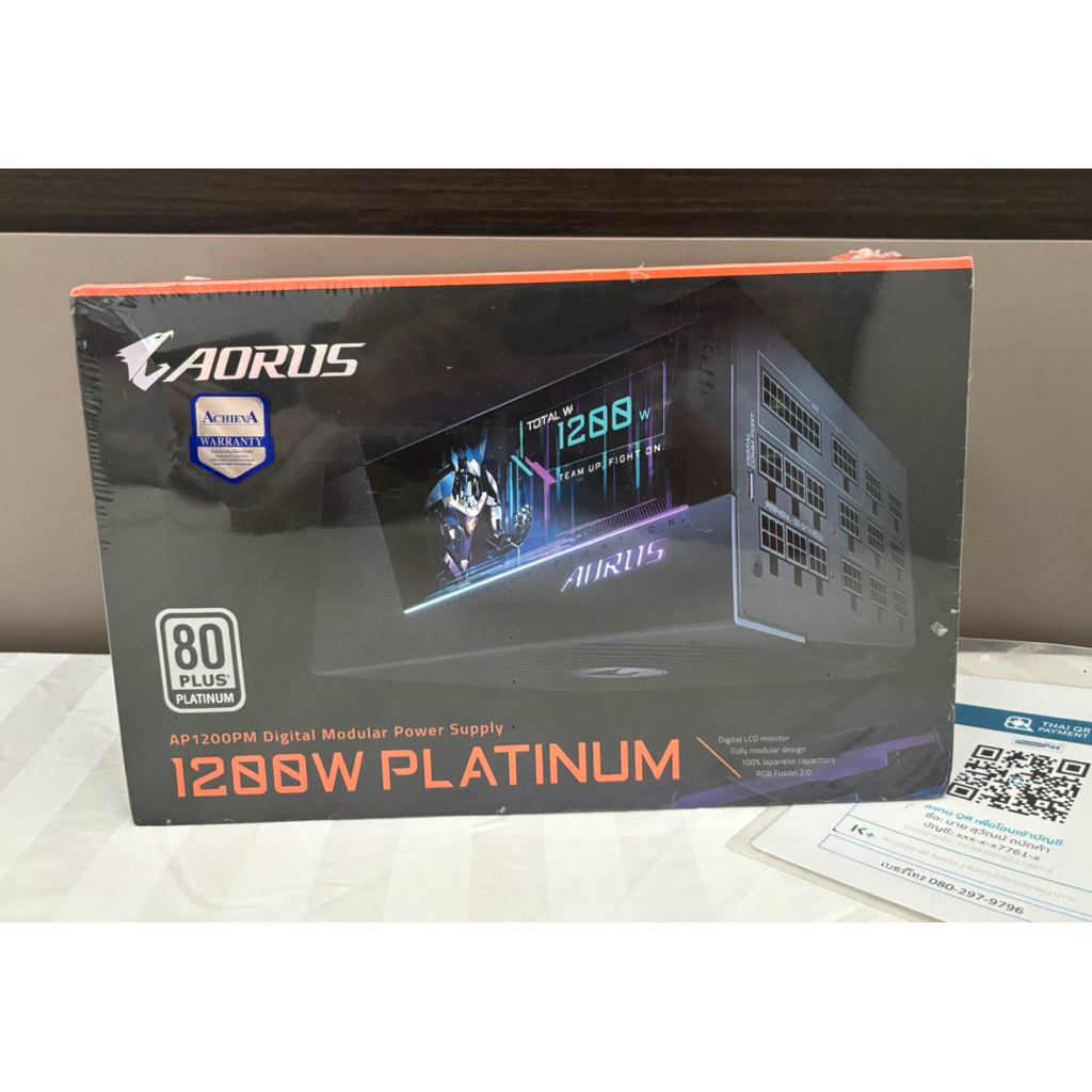 ขายPSU (อุปกรณ์จ่ายไฟ) GIGABYTE AORUS AP1200PM 1200W (80+PLATINUM)