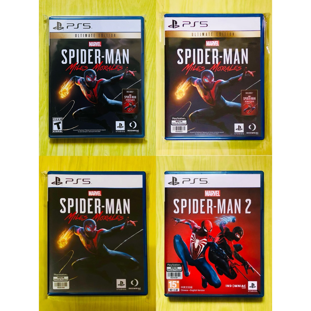 PS5 Games 🐔Spider-man 2,Morales (top z3,🇹🇭(มือ2)