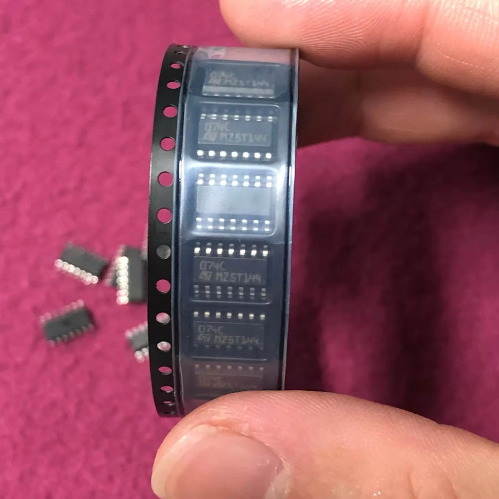 TL074CDT TL074C TL074 074C IC ชิพ SMD Opamp ออปแอมป์ ยี่ห้อ ST ของแท้100% (สินค้าในไทย ส่งเร็วทันใจ)