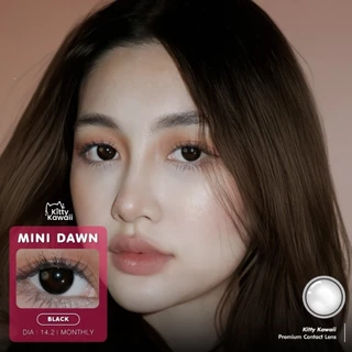 Kitty Kawaii Contact Lens : Mini Dawn Black - คอนแทคเลนส์รายเดือน (VIAL)