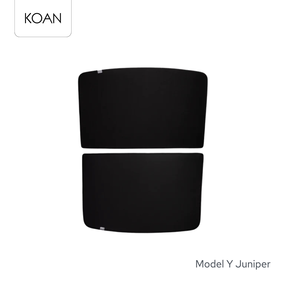 ม่านบังแดดหลังคา Jowua - Glass Roof Sunshade - Dark Matter [Model Y Juniper]