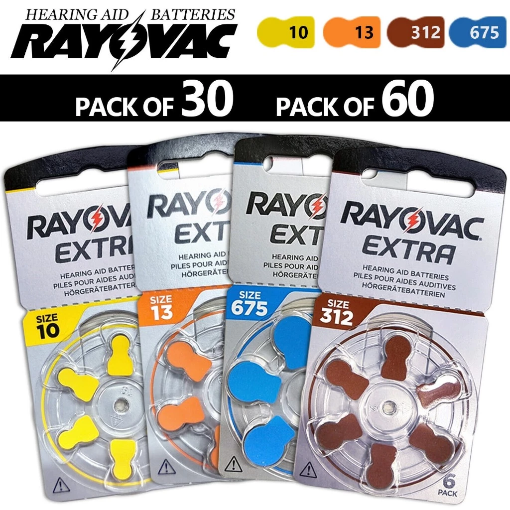 ถ่านเครื่องช่วยฟัง RAYOVAC เบอร์ 10/13/312/675 แพ็ค 6 ก้อน thumbnail 3