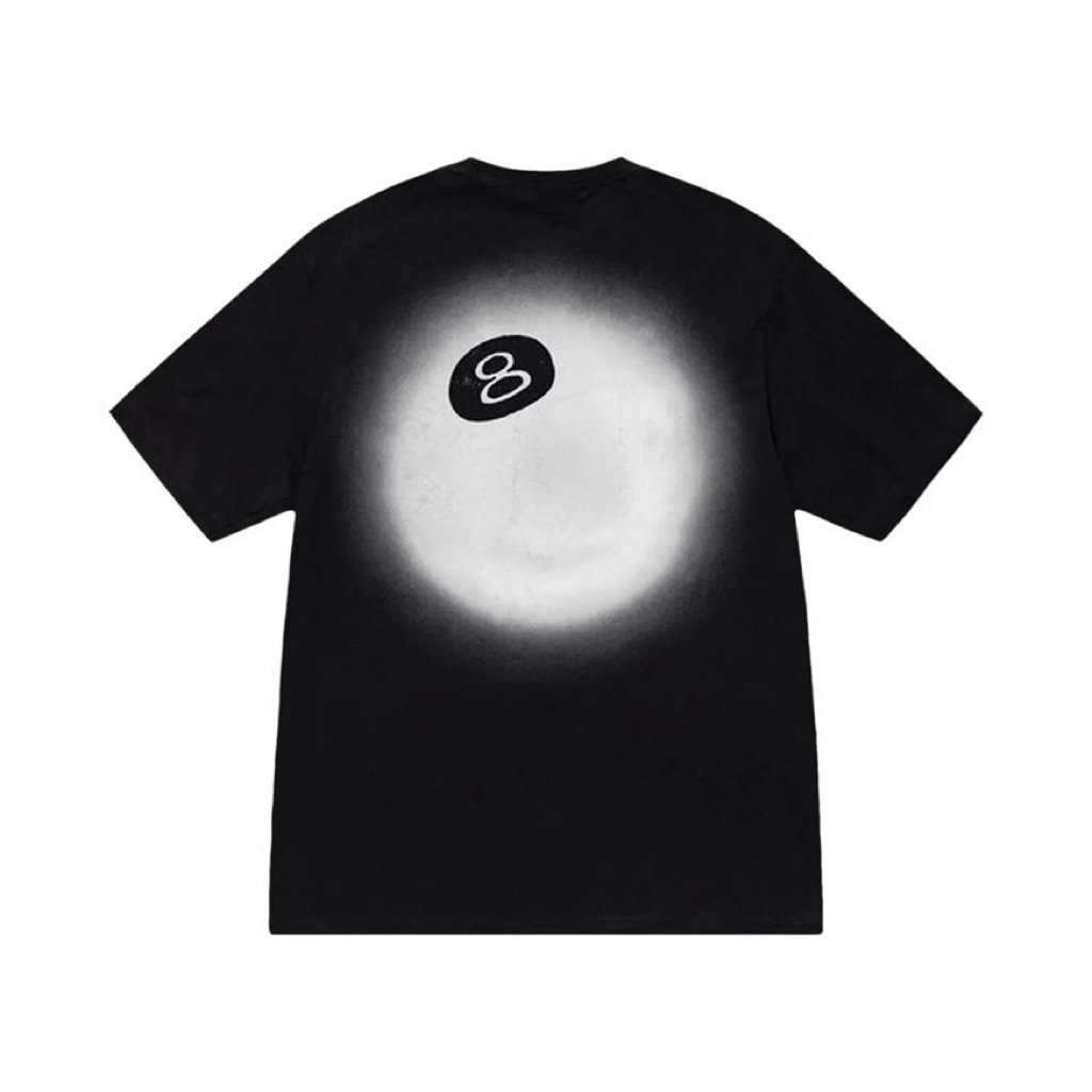 Stussy 8Ball Fade Tee Black