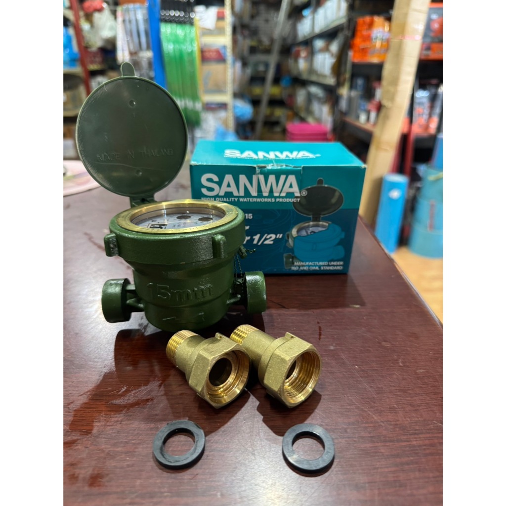 มิเตอร์ ซันว่า SANWA มาตรวัดน้ำ ซันวา SANWA 1/2" (4หุน)