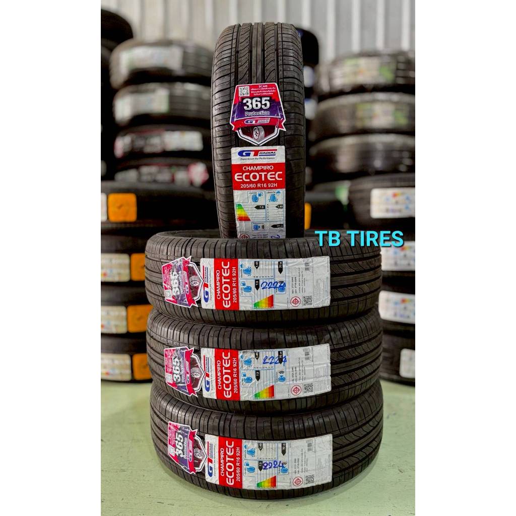 ยางรถยนต์ 205/60R16 ECOTEC 92H // GT RADIAL (ยางใหม่ค้างปี 2024)
