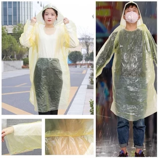 C107 เสื้อกันฝนแบบใช้แล้วทิ้ง สะดวกพกพา ขนาดฟรีไซส์ น้ำหนักเบา กันน้ำ ใส่ได้ทั้งชายหญิง